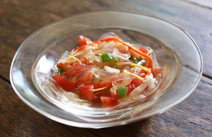 サラダにナイス DE サルサソース麺